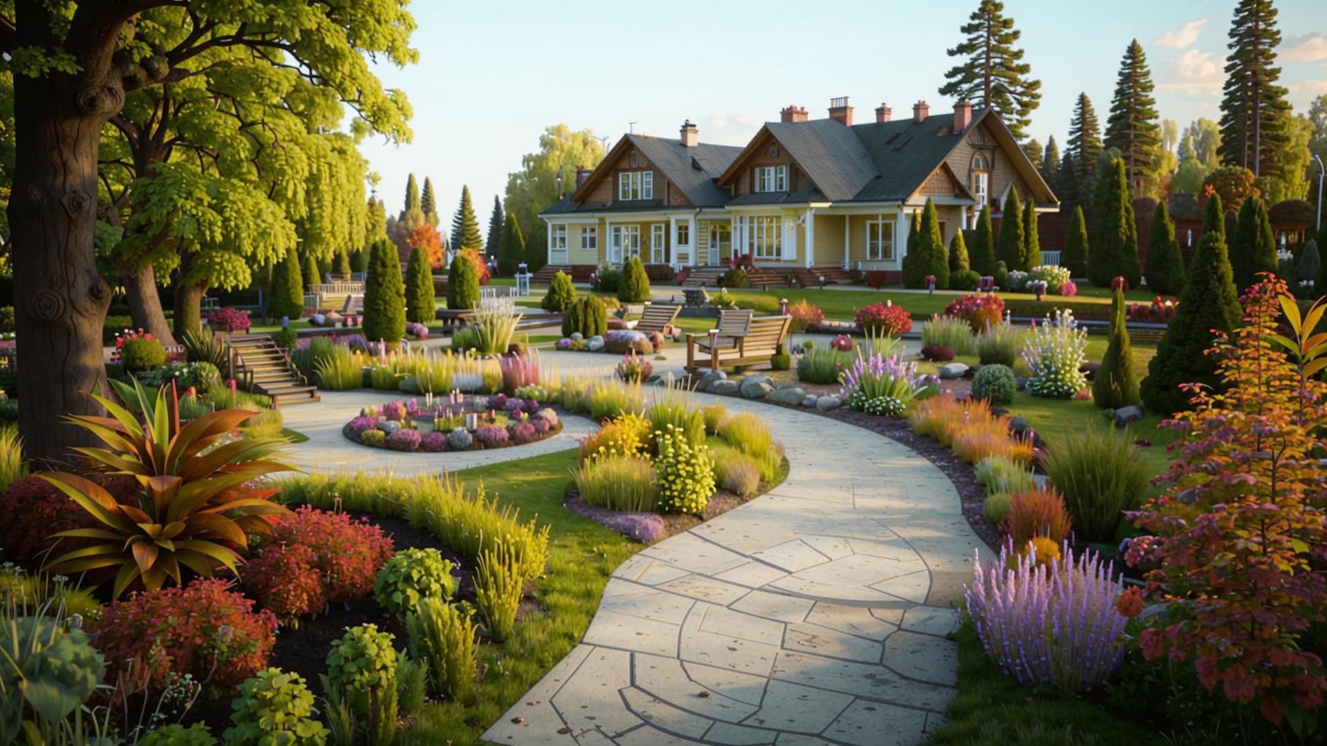 Ландшафтный дизайн дачного участка